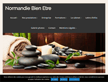 Tablet Screenshot of normandie-bienetre.com